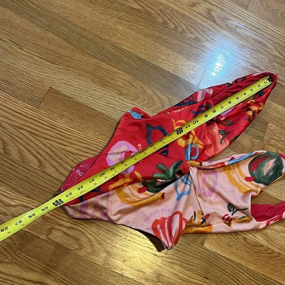 Anthropologie x Farm Rio Mixed Fruits Ocean One-Piece Swim Suit Size M NWT - Picture 9 of 15
